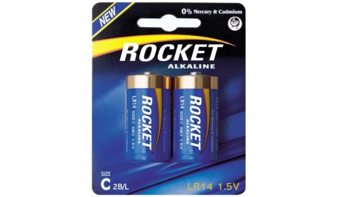 Rocket LR14-2BB (C) Blister Pack 2pcs