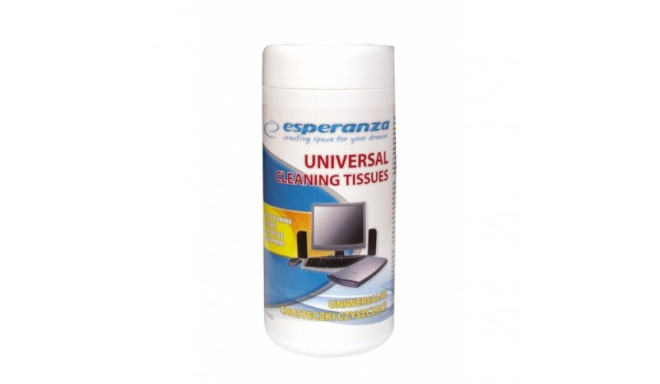 Esperanza ES105 UNIVERSAL CLEANING TISSUES 100PCS