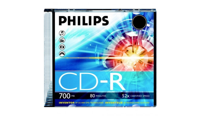 Philips CD-R 80 700MB slim case