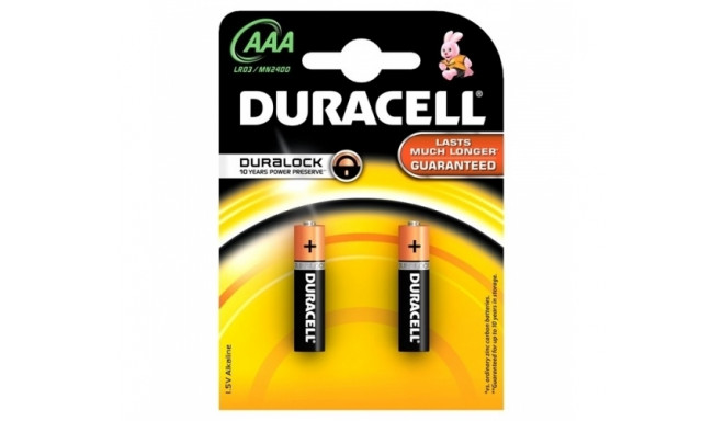 Duracell MN 2400 Basic AAA (LR03) Blister Pack 2pcs
