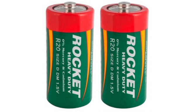 Rocket R20-2AA (D) Cellophane Pack 2pcs