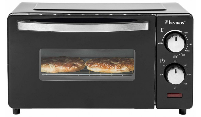 Bestron grill-oven, mini-oven (black / stainless steel)