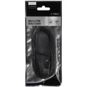 Vivanco cable microUSB - USB 1m, black (35815)