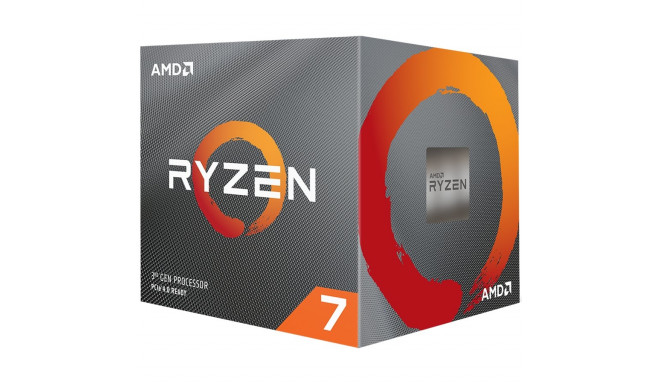 AMD CPU Desktop Ryzen 7 8C/16T 3700X (4.4GHz,36MB,65W,AM4) box with Wraith Prism cooler
