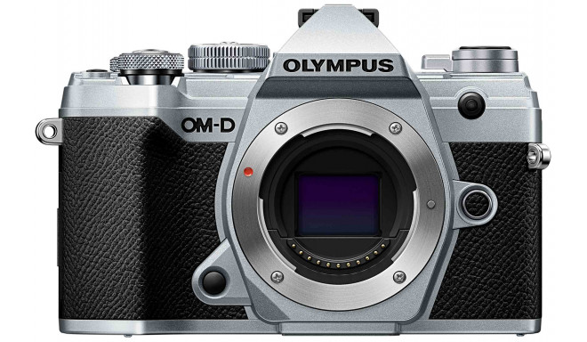 Olympus OM-D E-M5 Mark III korpuss, sudrabots