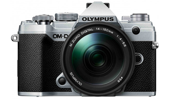 Olympus OM-D E-M5 Mark III + 14-150 мм  Kit, серебристый/черный