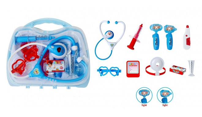 A small laryngologist set in a suitcase