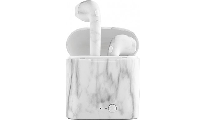InnovaGoods беспроводные наушники + микрофон SmartPods, marble