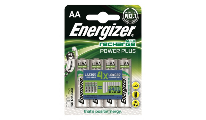 Energizer rechargeable battery Power Plus AA HR6  2000mAh 4pcs