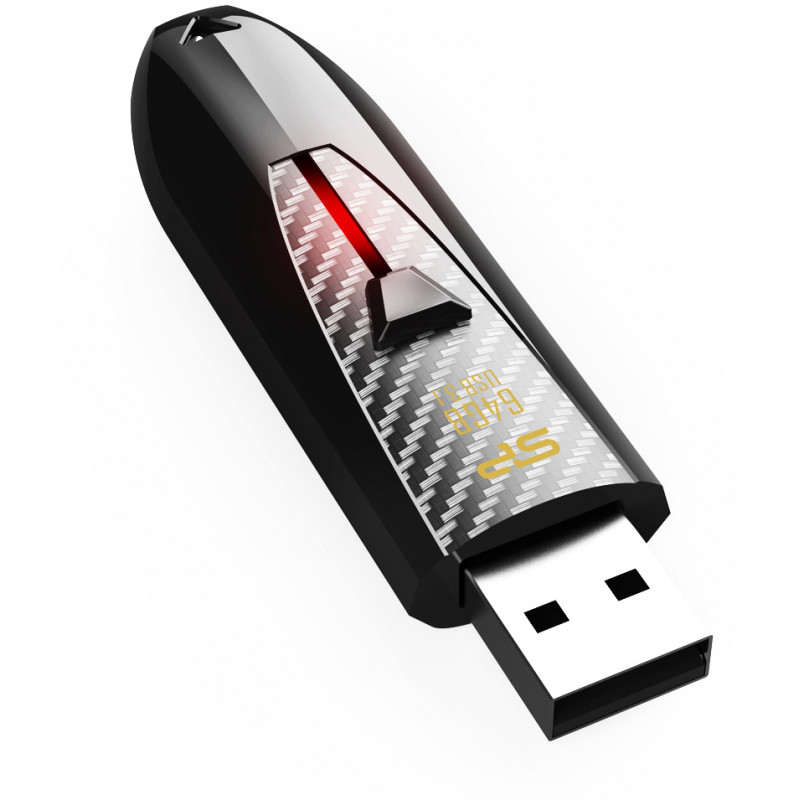 Silicon flash drive Blaze B25 USB 3.0, black USB flash drives -