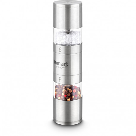 Mechanical salt and pepper mill 2-in-1 Lamart