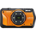 Ricoh WG-6 Kit, orange (extra battery + protector jacket + floating strap)