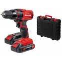 Einhell TC-CD 18-2 Li cordless screw driller + case + 2 Batteries 1.3Ah - 4513820