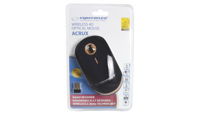 Wireless optical mouse USB Acrux