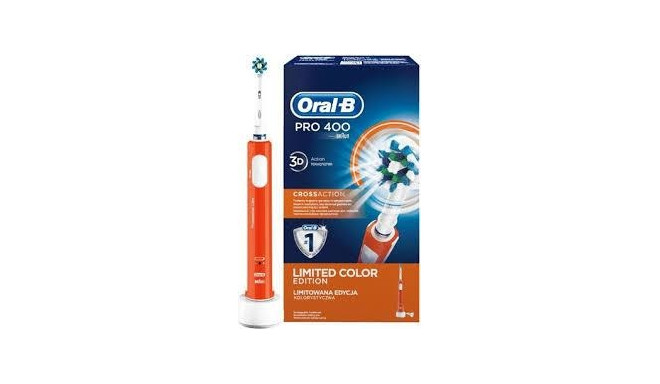 Braun Oral-B elektriline hambahari Pro 400, oranž (D 16.513)