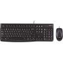 Logitech klaviatuur MK120 EST, must + hiir