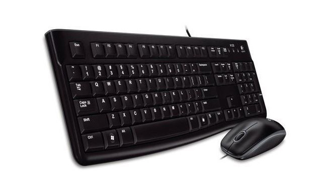 Logitech klaviatuur MK120 EST, must + hiir