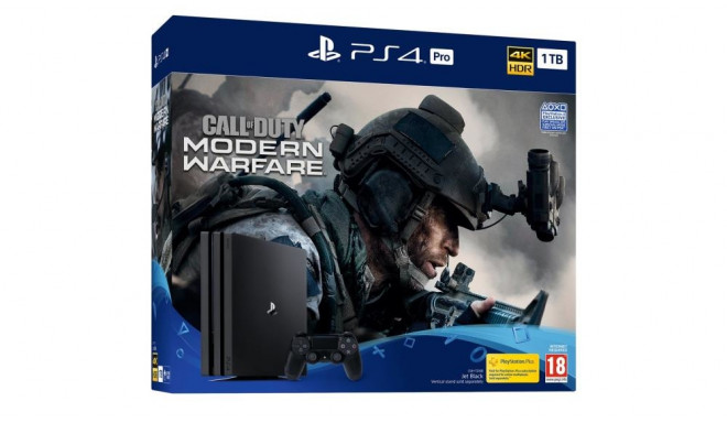 PLAYSTATION 4 CONSOLE 1TB PRO//CALL OF DUTY SONY