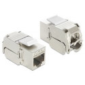 Delock Keystone Module RJ45 blue- LSA Cat6