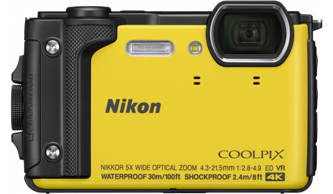 Nikon Coolpix W300, желтый (открытая упаковка)