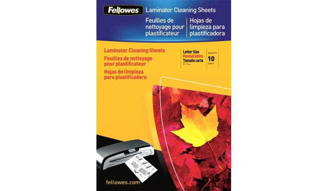 Fellowes laminator cleaning sheets 10pcs (5320604)