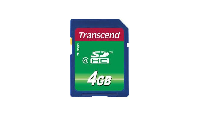 Transcend mälukaart SDHC 4GB Class 4 (TS4GSDHC4)