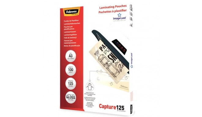 LAMINATOR POUCH IMAGELAST/A3 125 100PCS 5307506 FELLOWES