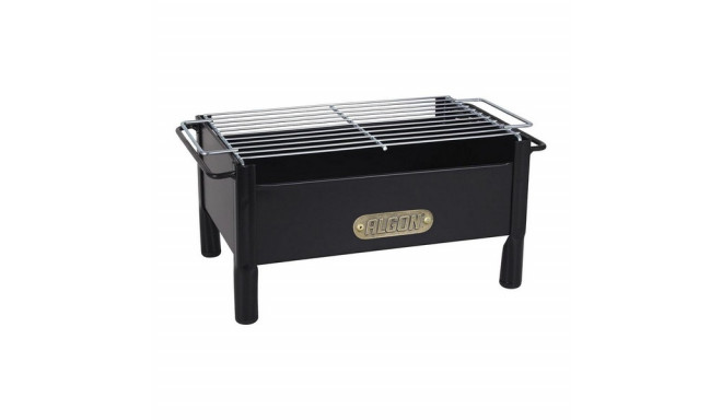 Barbecue Portable Algon Iron Black (26 x 26 cm)