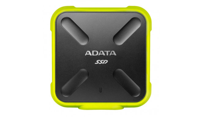 ADATA SD700 512 GB - SSD - USB 3.1 - black/yellow