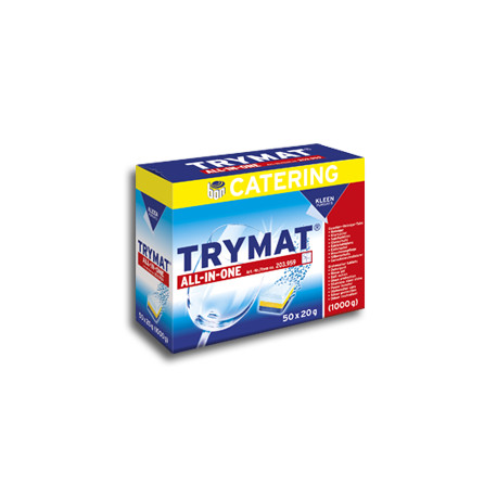 Nõudepesumasina tabletid TRYMAT All in One 20gr/tk, 50tk/pk