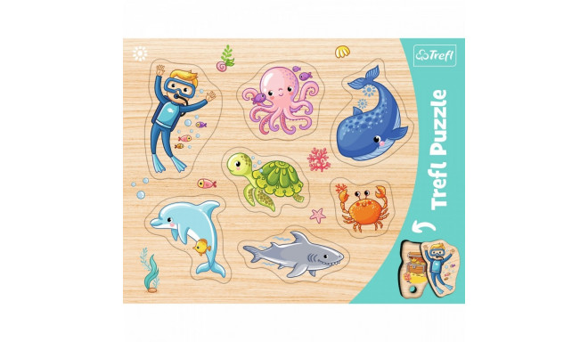 Frame-shaped puzzles- Underwater world