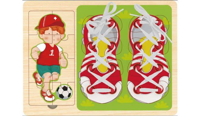 TOP BRIGHT Lace -up&puzzle Football pla