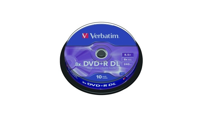 DVD+R 8,5GB 8x Double Layer Matte Silver 10sp