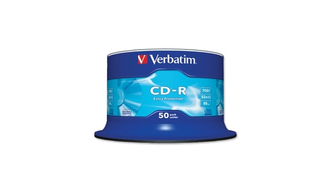 CD-R 700MB 52x Extraprotection 50sp Verbatim 