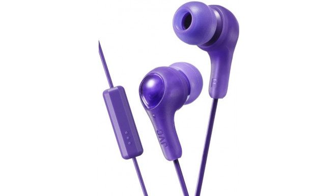 JVC HA-FX7M-V-E Gumy Plus headphones with remote & microphone