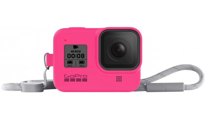 GoPro Sleeve + Lanyard Hero8 Black, розовый