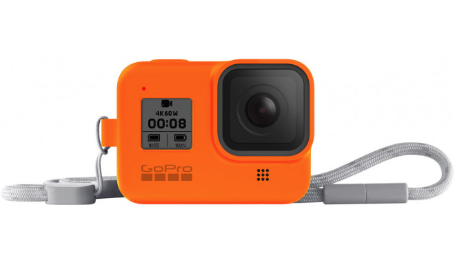 GoPro Sleeve + Lanyard Hero8 Black, orange