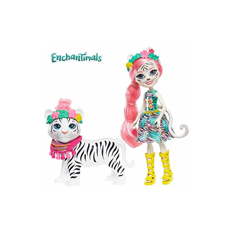 enchantimals tadley tiger & kitty dolls