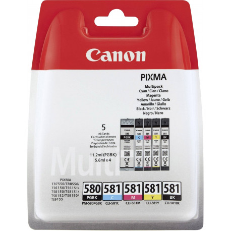 Canon ink cartridge PGI-580/CLI-581 Multipack, black/color