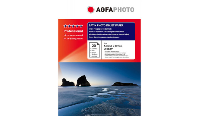 AgfaPhoto photo paper A4 Professional Satin 260g 20 sheets