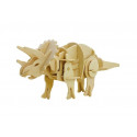 3D Puidust pusle Iseliikuv Triceratops