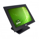 Skārienjūtīgā ekrāna monitors 10POS FMOM150012 TS-15V TFT LCD 15" Melns