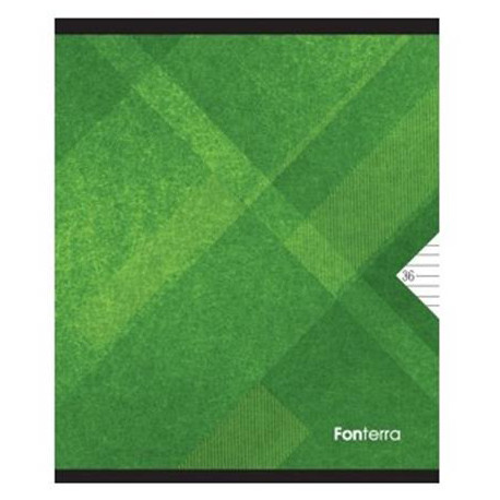 Bradley lined notebook Fonterra, green