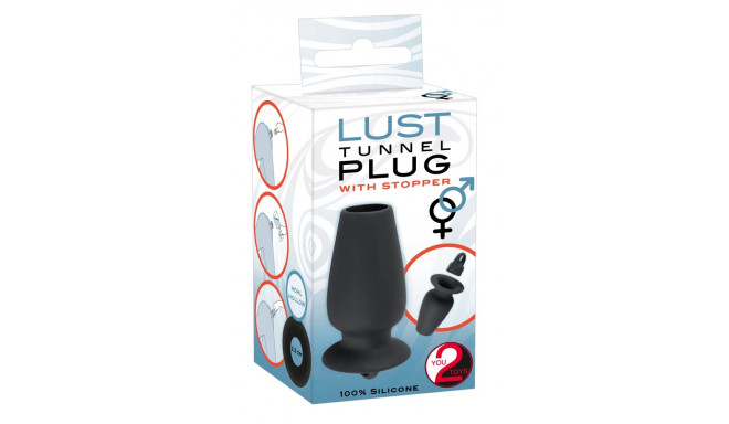 You2Toys - Lust Tunnel Plug with Stopper.