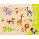 Frame puzzle shaped - Exotic animals