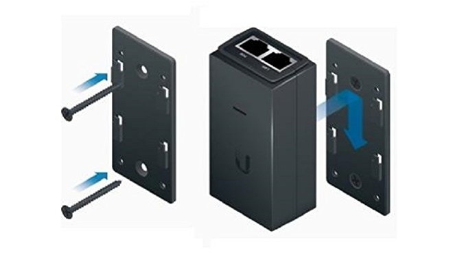 Ubiquiti PoE Injector Wall Mount Kit