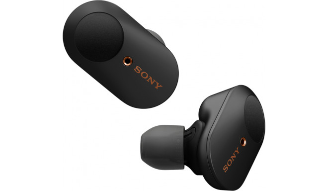 Sony juhtmevabad kõrvaklapid + mikrofon WF-1000XM3, must