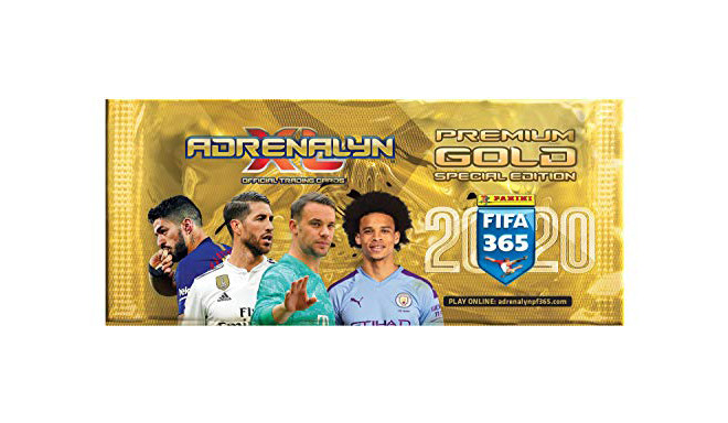 Panini futbola kartiņas FIFA 365 2020 Premium Gold