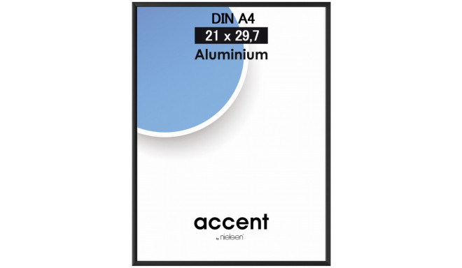 Nielsen фоторамка Accent 21x29,7 Aluminium, черный