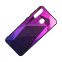 Mocco Stone Ombre Back Case Silicone Case With gradient Color For Apple iPhone X / XS Purple - Blue